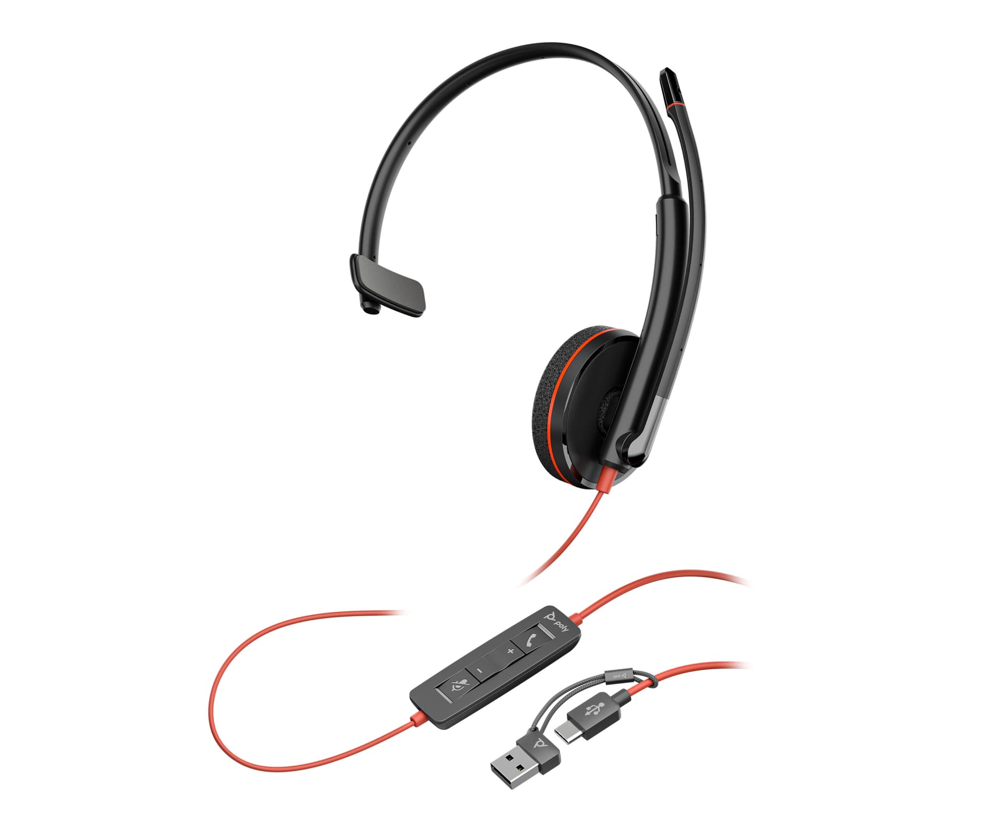 Poly BW 3215 USB-C HS +3.5mmP +USB-C/A"8X227AA" — miniatură