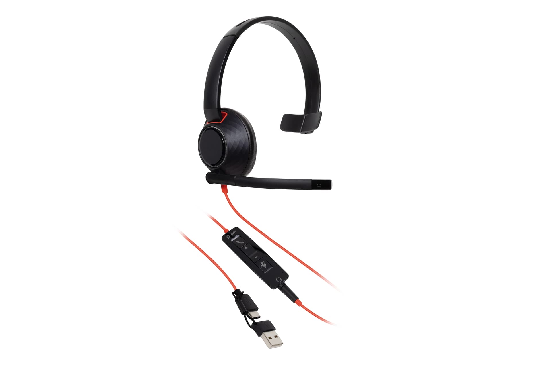 Poly BW 5210 USB-C HS +3.5mmP +USB-C/A"8X230AA" — miniatură