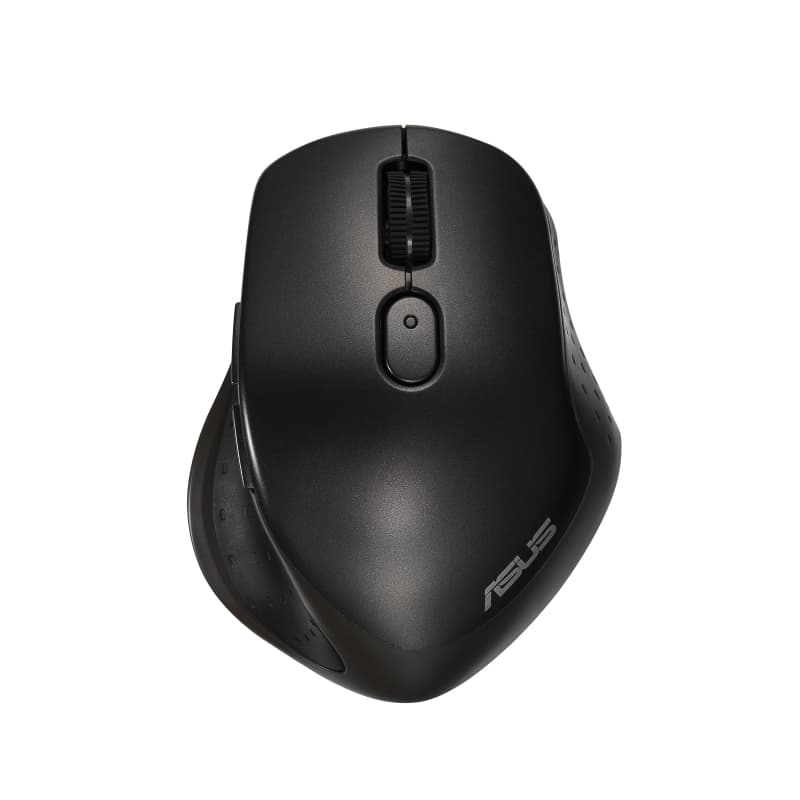 ASUS Optical Mouse MW203 Wireless + Bluetooth 2.4GHz 1000/1600/2400dpi silent ergonomical for right hand Black Damaged Box (P)"90XB06C0-BMU000-TUO"