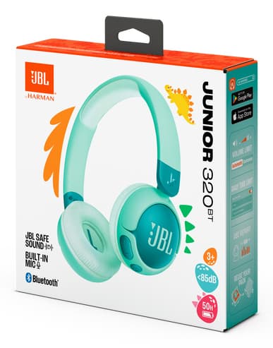 JR320BT Bluetooth 5.3 Wireless On-Ear pentru copii Verde"JBL-JR320BT-GRN" — miniatură