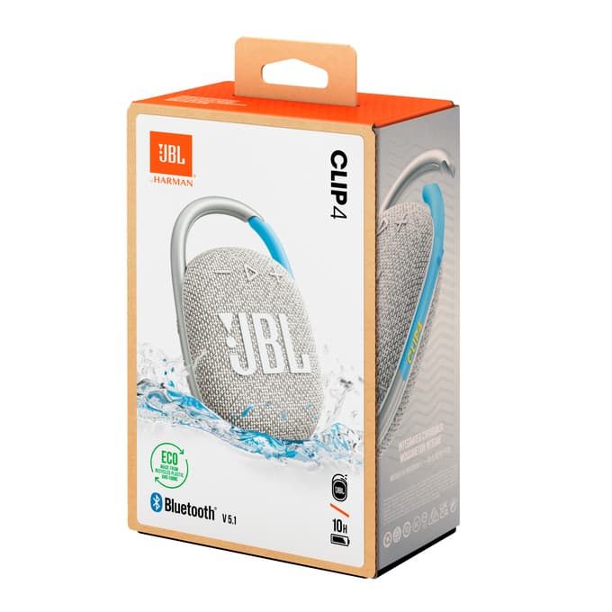 Boxa portabila CLIP 4 Bluetooth Wireless Speaker Eco Alb"JBLCLIP4ECOWHT" — miniatură