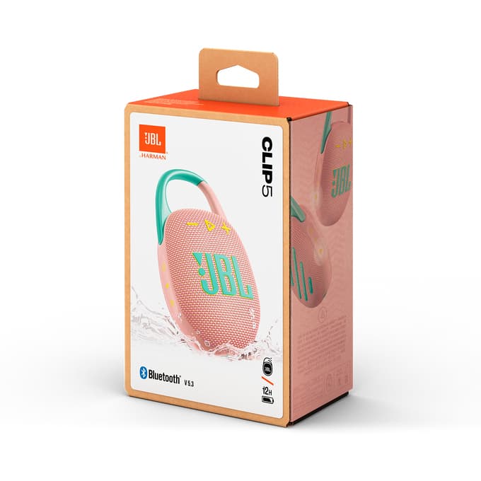 Boxe Portabile cu Bluetooth JBL JBLCLIP5PINK"JBLCLIP5PINK" — miniatură