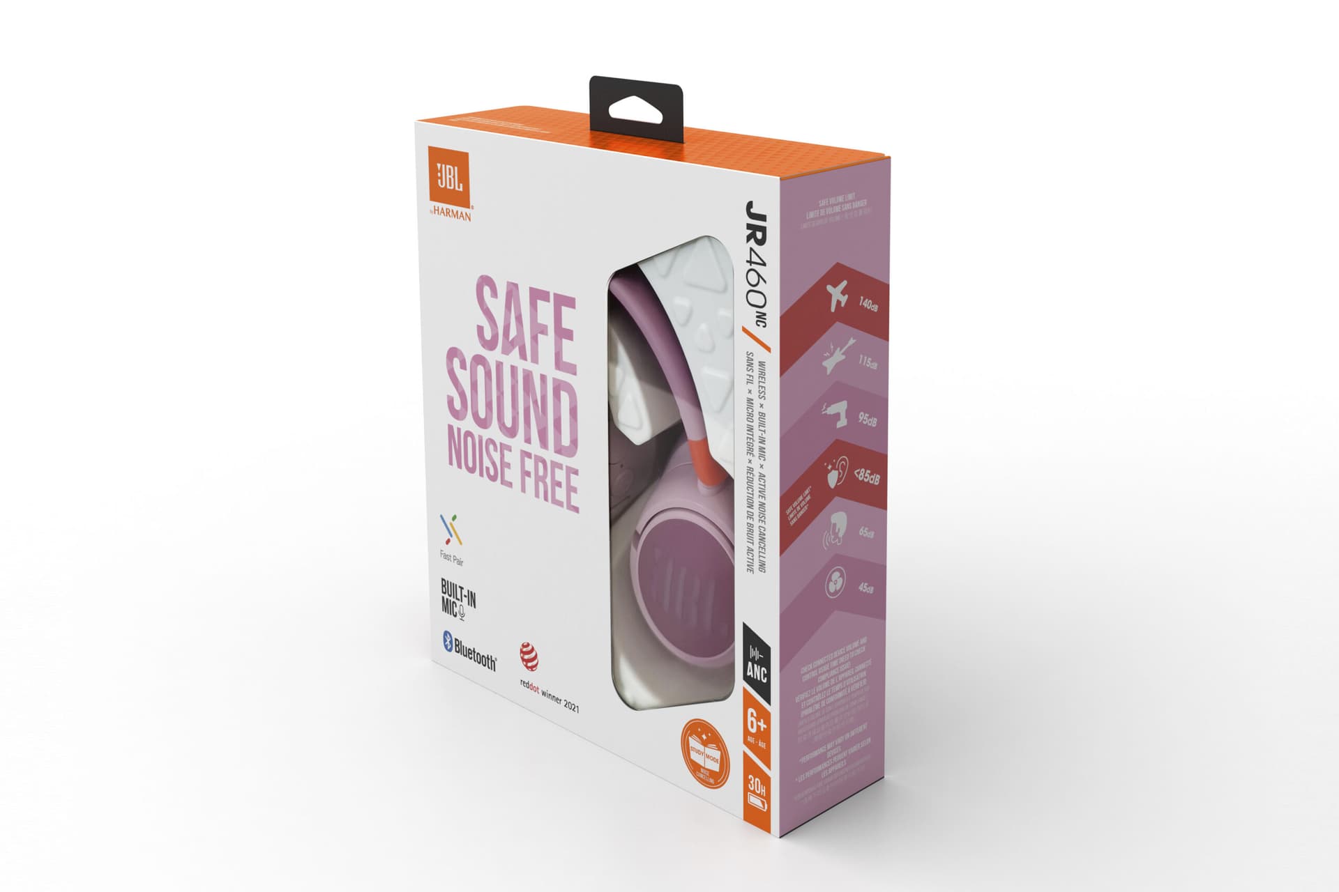 Casti bluetooth JR 460NC"JBLJR460NCPIK" — miniatură