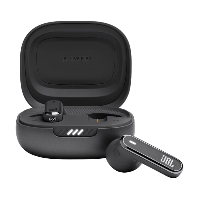 Live Flex, Autonomie 8 ore, Bluetooth 5.3, Negru"JBLLIVEFLEXBLK"
