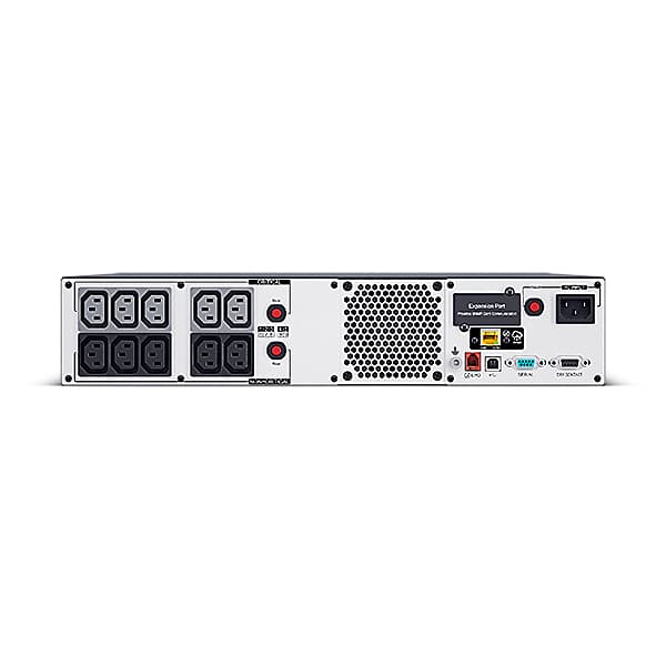 UPS CYBER POWER Line Int. cu sin. pura, cu management, Rack 2U, LCD, 1500VA/1500W, AVR, 10x IEC, baterie Litiu-Ion RB1260X4, incarcare pana la 4h, USB, RS232, slot SNMP, APFC, EPO, hot-swapp, GreenPower, "PRL1500ERT2UC" — miniatură