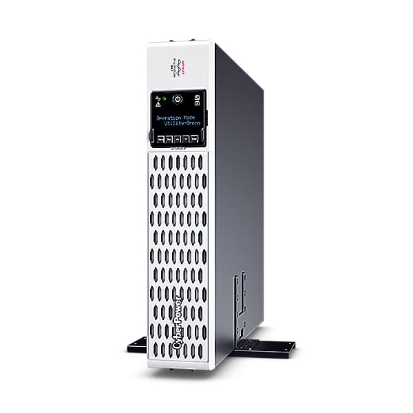 UPS CYBER POWER Line Int. cu sin. pura, cu management, Rack 2U, LCD, 3000VA/3000W, AVR, 8x IEC, baterie Litiu-Ion RB1290X4N, incarcare pana la 4h, USB, RS232, slot SNMP, APFC, EPO, hot-swapp, GreenPower, "PRL3000ERT2UC" — miniatură