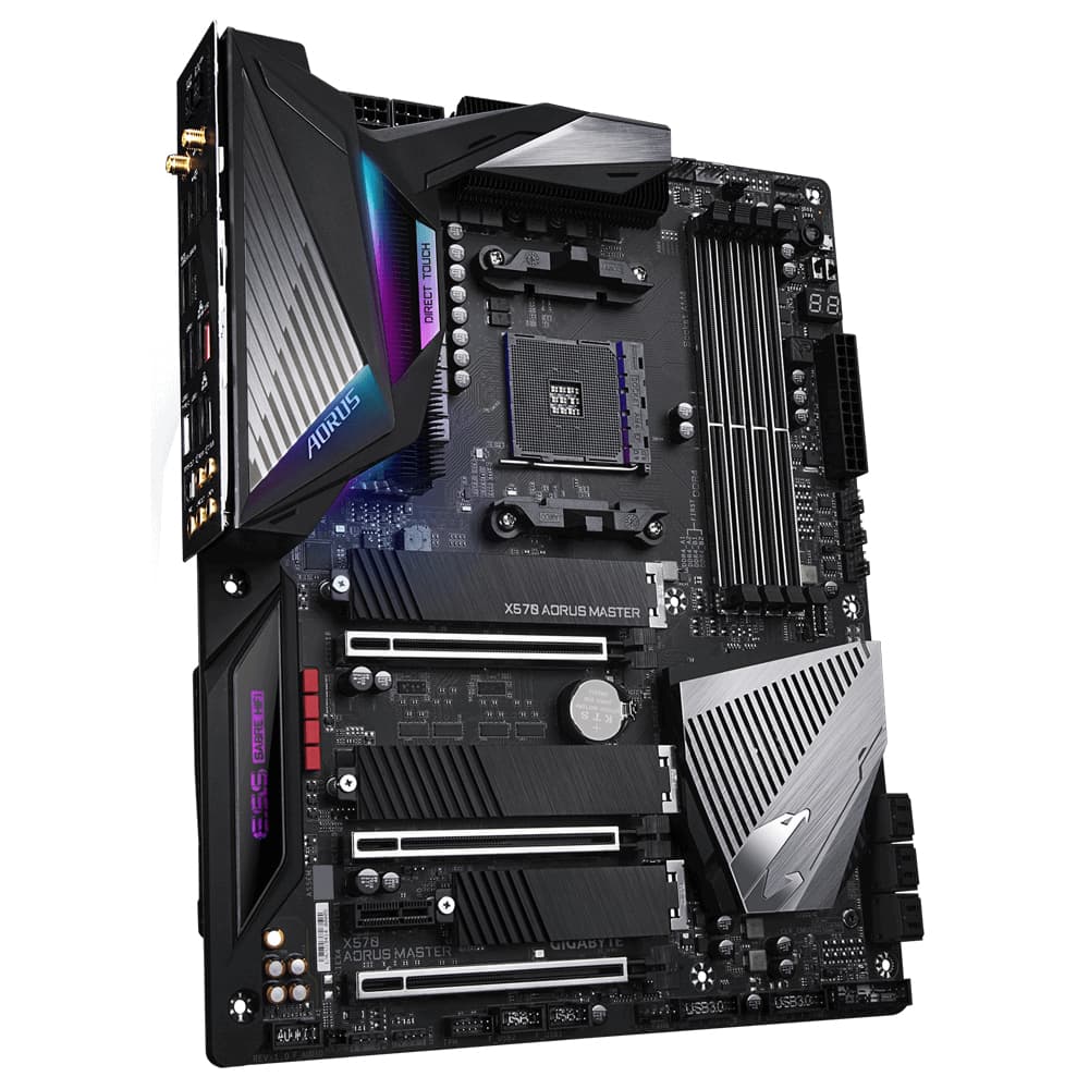 GIGABYTE X570 AORUS MASTER AM4 DDR4 6xSATA 2xM.2 DS STOCK REFURBISHED (P)"TPN - X570 AORUS MASTER" — miniatură