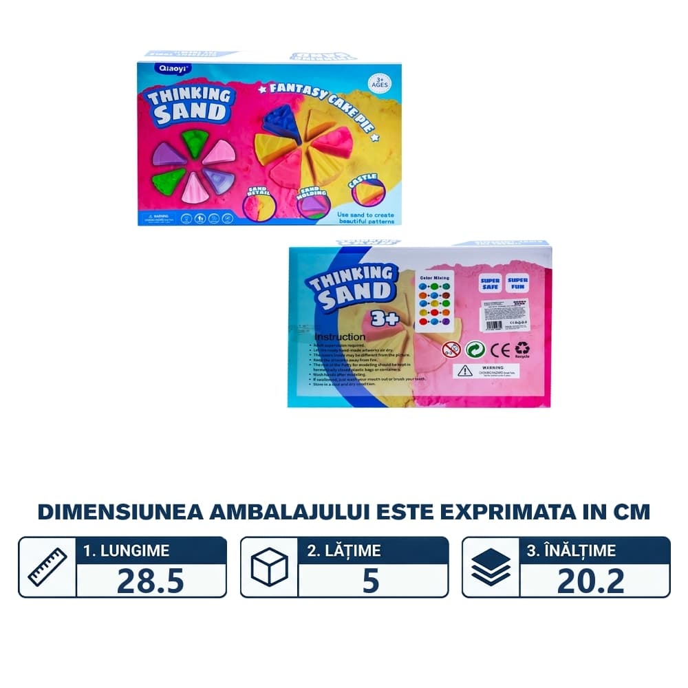 Nisip magic + accesorii, 1 kg, 2 culori/cutie — miniatură
