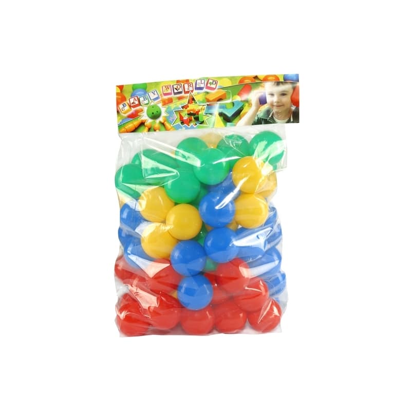 Mingiute plastic, 7 cm, 80 buc/set - Tupiko
