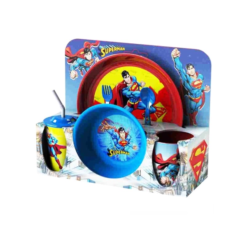 Set vesela+tacamuri Superman, 30x11x28cm