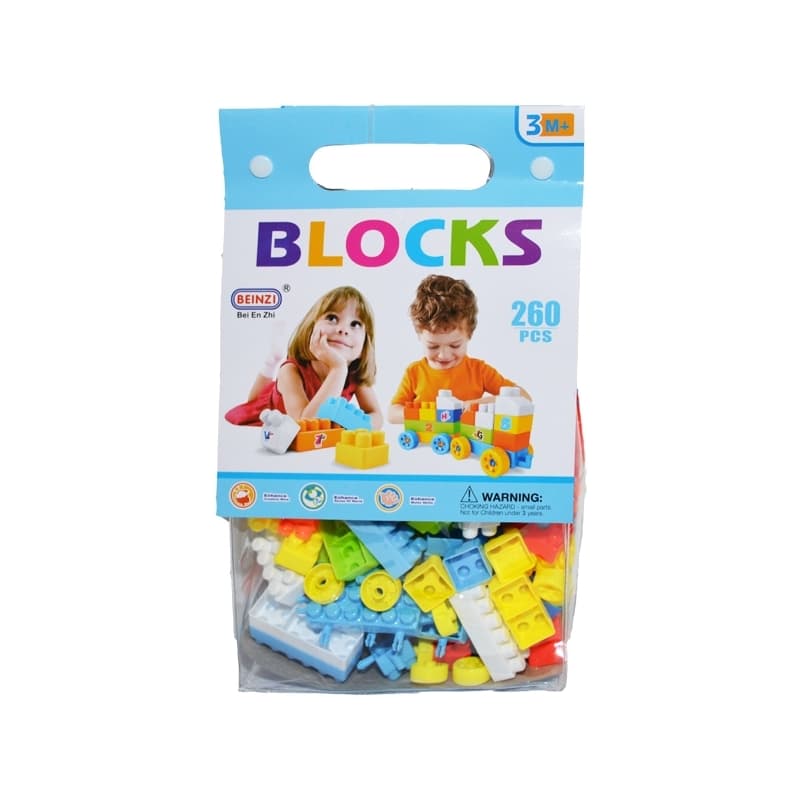 Cuburi constructii, 260 piese