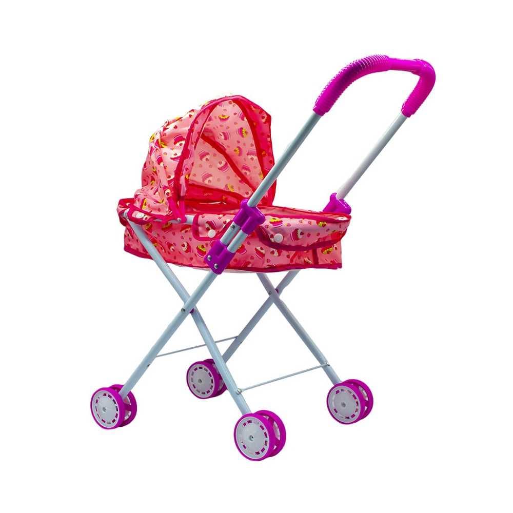 Carucior pentru papusi, landou, cadru metal