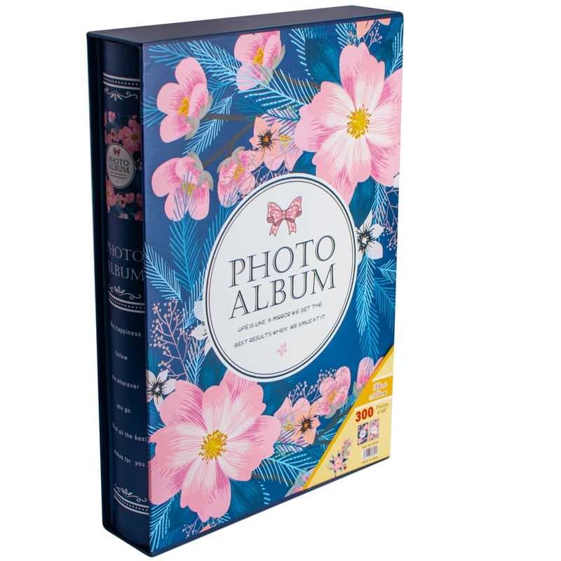 Album foto, 300 poze, 23x34 cm, Flori — miniatură
