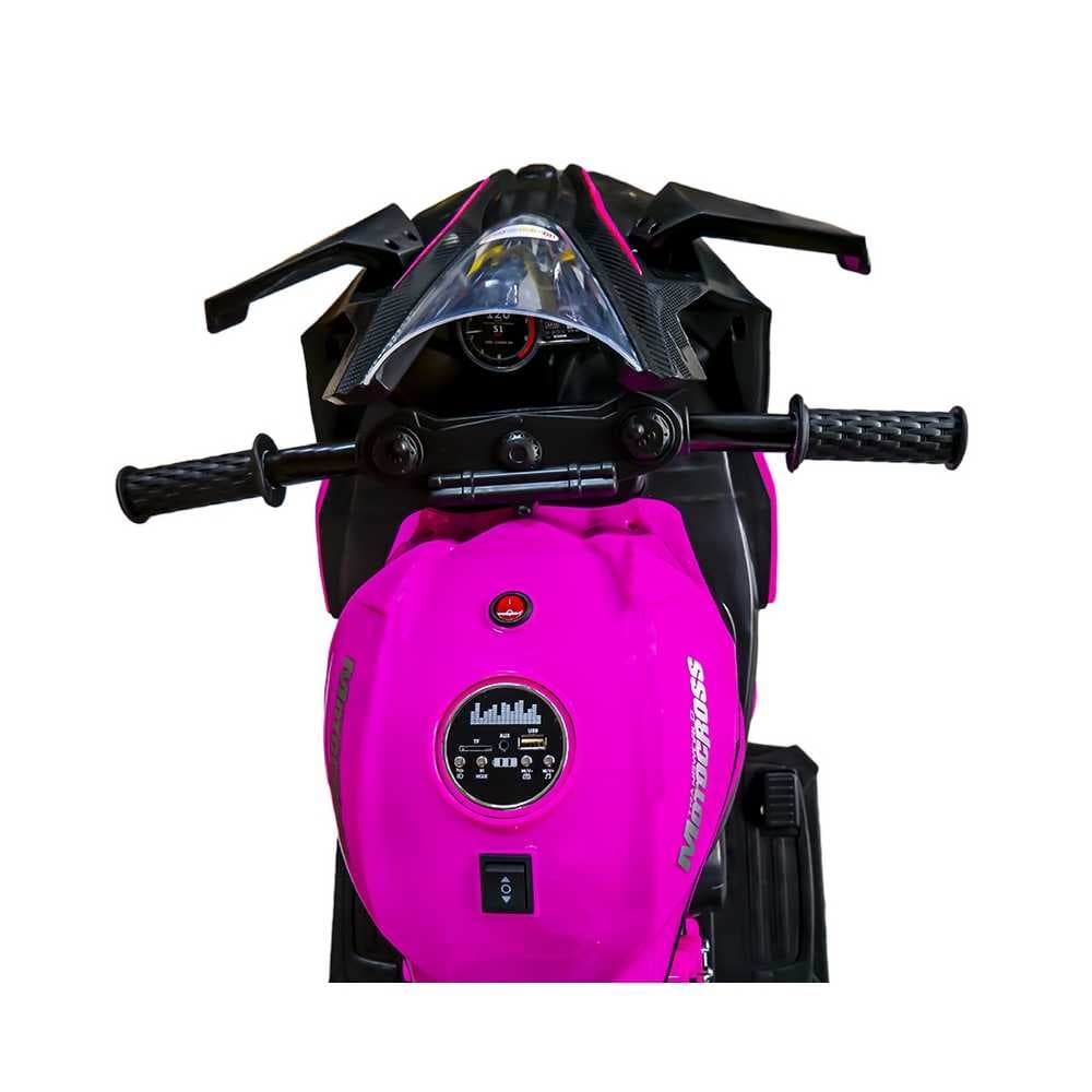 Motocicleta cu acumulator, 2 motoare, 12V, 4A — miniatură