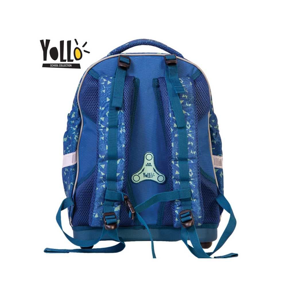 Ghiozdan anatomic, 38 cm, WILD POWER - YOLLO — miniatură