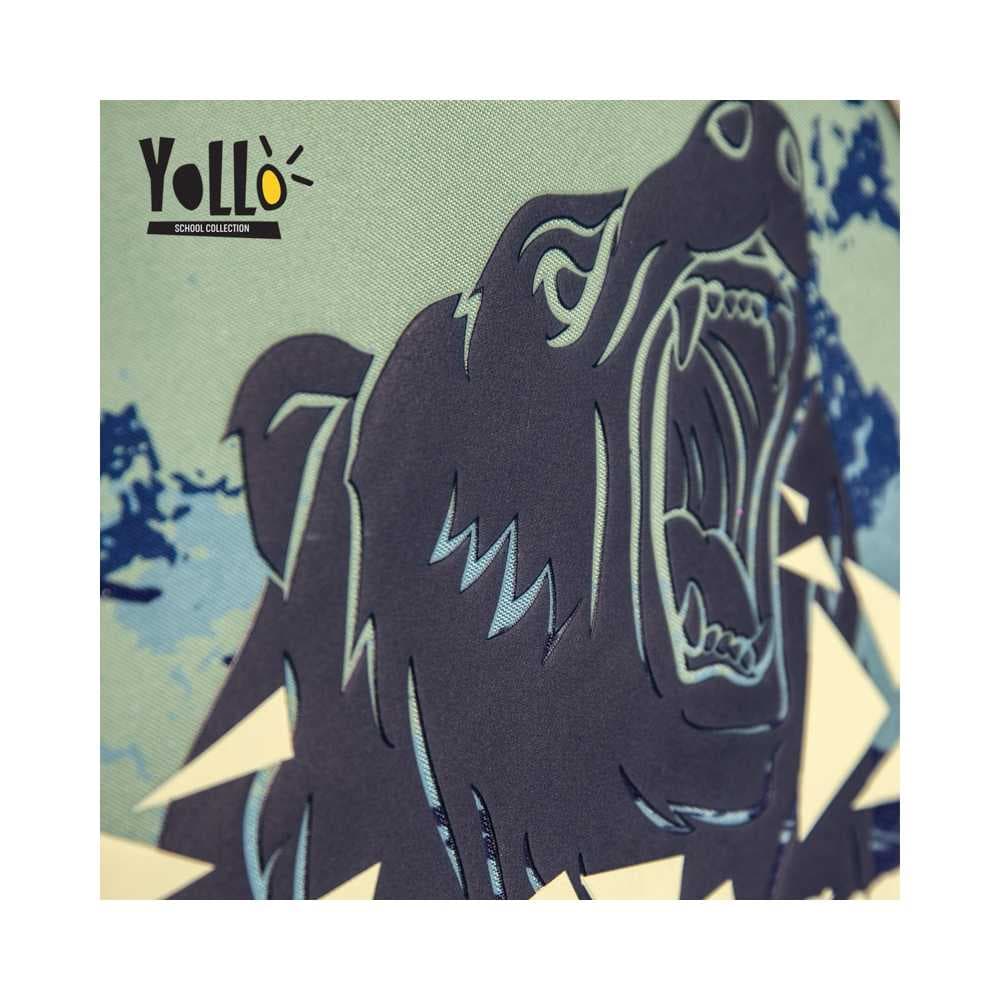 Ghiozdan anatomic, 38 cm, WILD POWER - YOLLO — miniatură