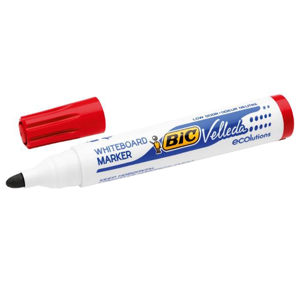 Marker ECO Velleda 1701 rosu 12/cutie - BIC — miniatură