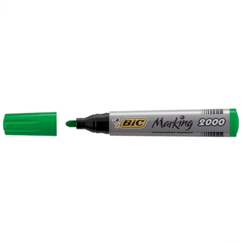 Marker permanent 2000 verde 12/cutie - BIC — miniatură