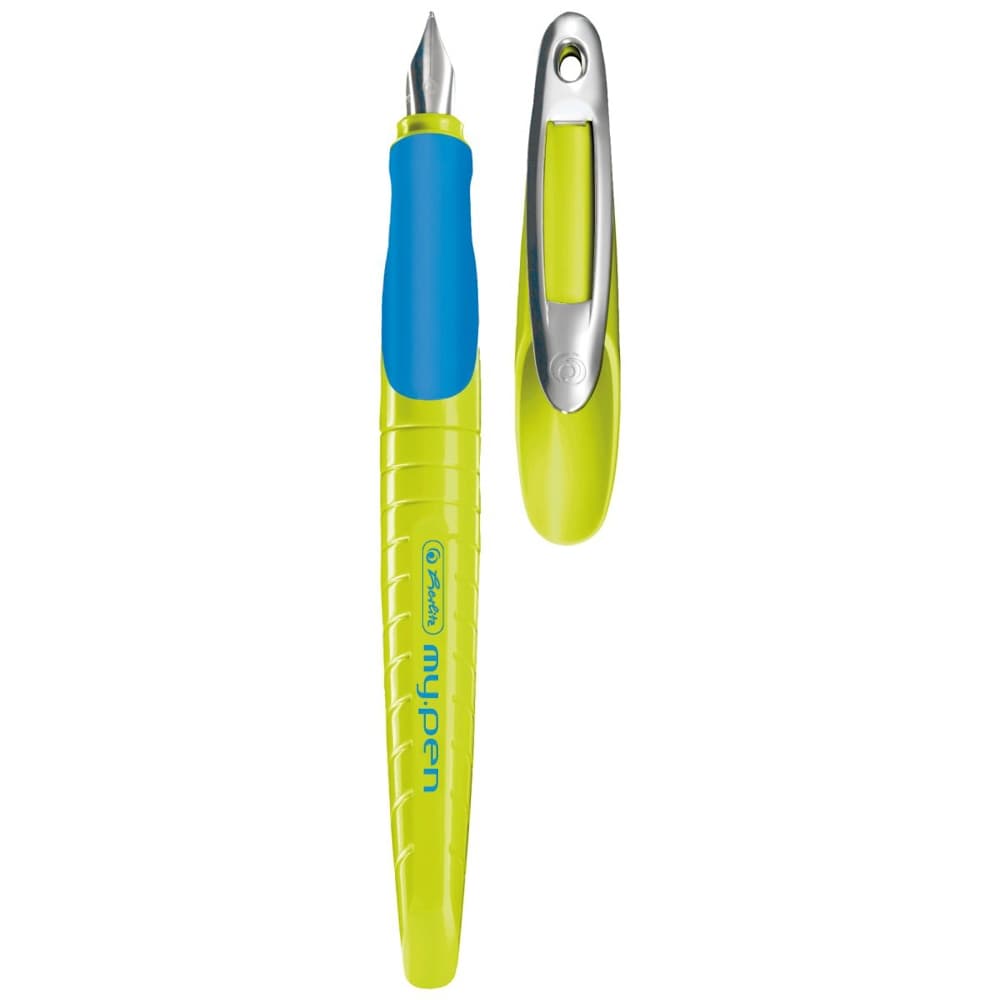 Stilou My.Pen penita M lemon|albastru intens - blister — miniatură