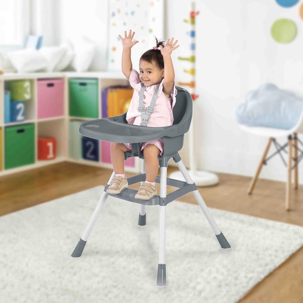 Scaunel cu masuta pt.bebe, alb, 90x70x60cm - Dolu — miniatură