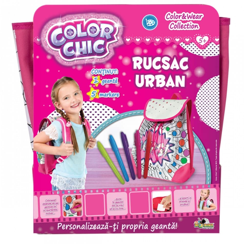 Color Chic - Rucsac Urban cu paiete reversibile — miniatură