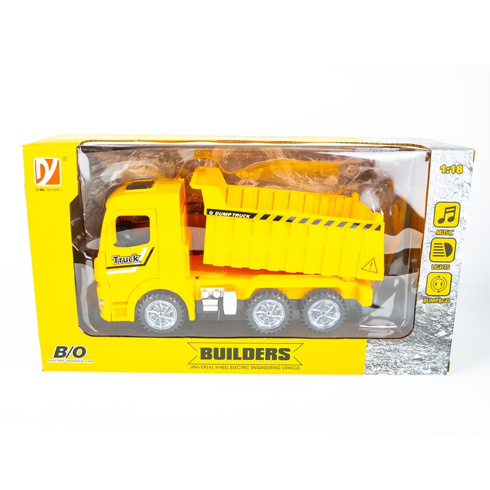 Camion cu frictiune, lumina/sunet, 25x11x12 cm — miniatură