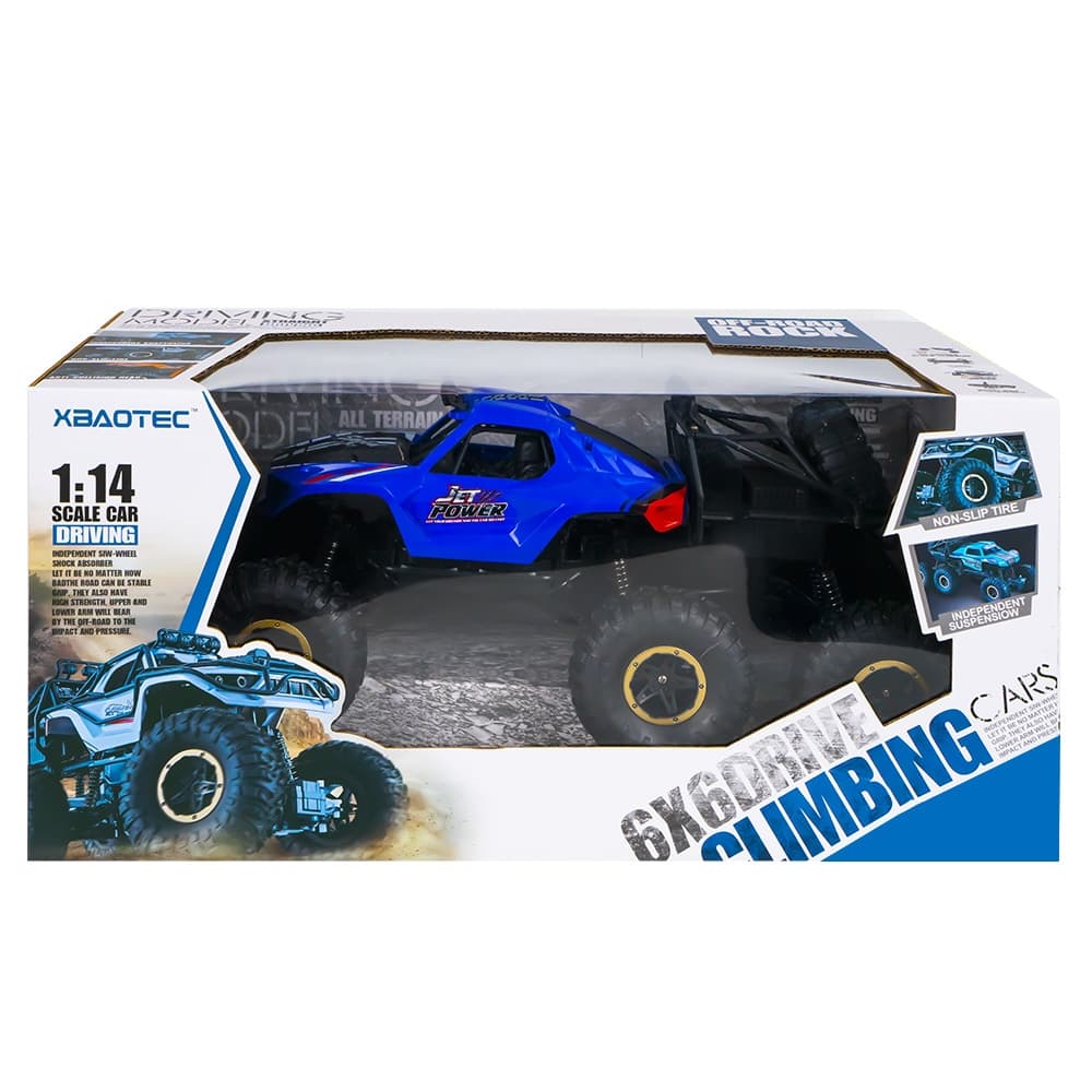 Masina - Jeep cu RC, cu 6 roti — miniatură