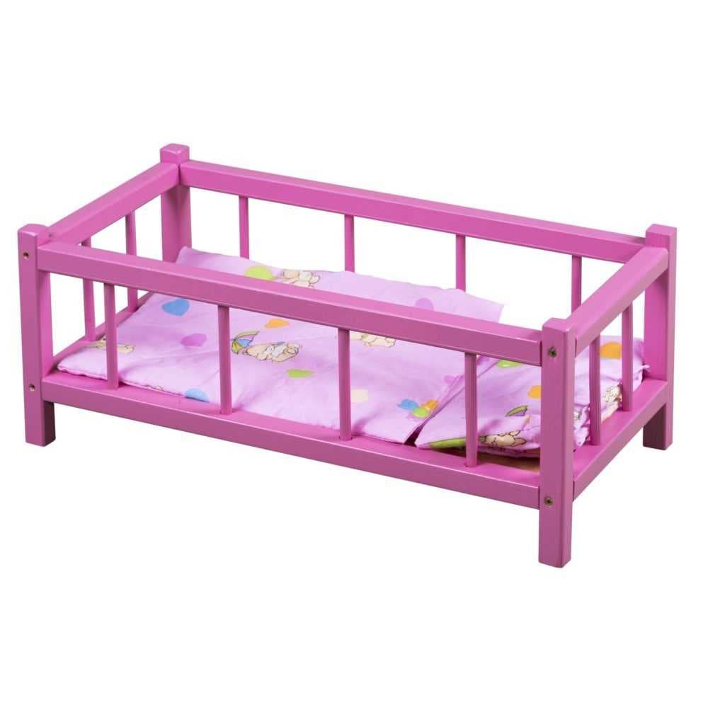 Patut pentru papusi, colorat, din lemn - Tupiko — miniatură