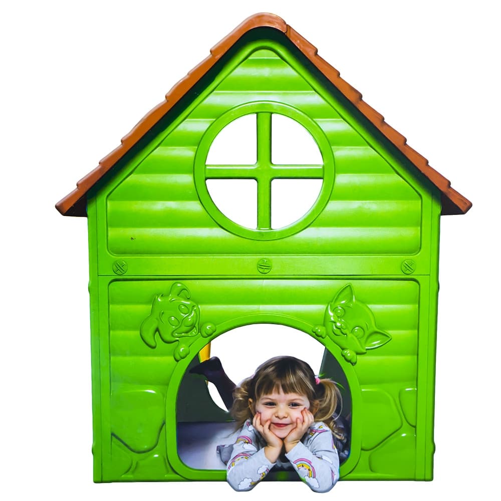 Casuta de joaca, verde, 106x38x90 cm - Ungaria — miniatură