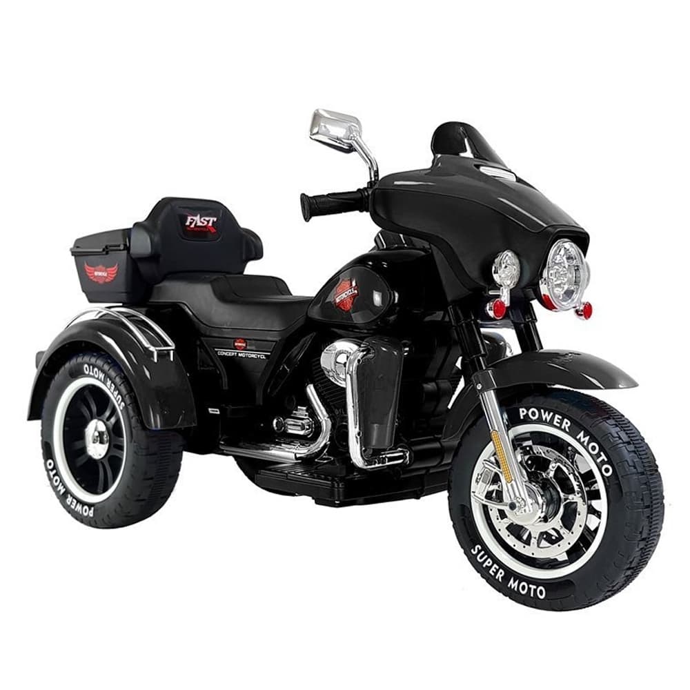Motocicleta cu acumulator, 2 motoare, 12V, 4A — miniatură