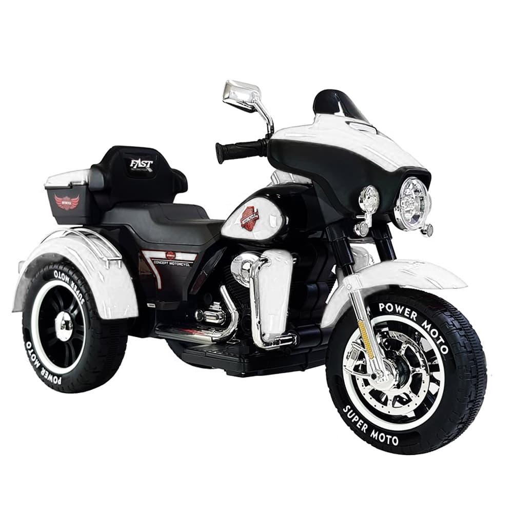 Motocicleta cu acumulator, 2 motoare, 12V, 4A — miniatură