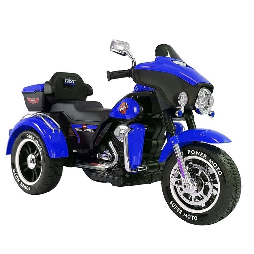 Motocicleta cu acumulator, 2 motoare, 12V, 4A — miniatură
