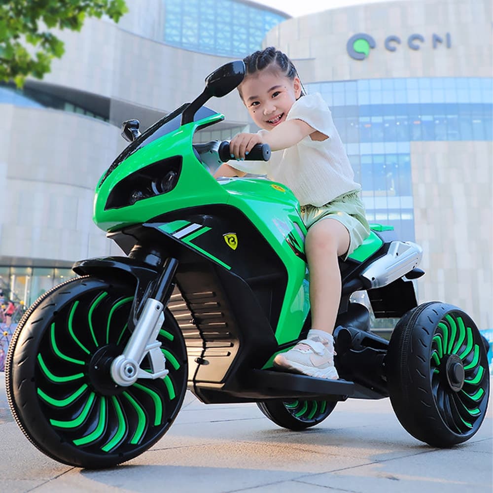 Motocicleta cu acumulator, 1 motor, 12V, 7A — miniatură