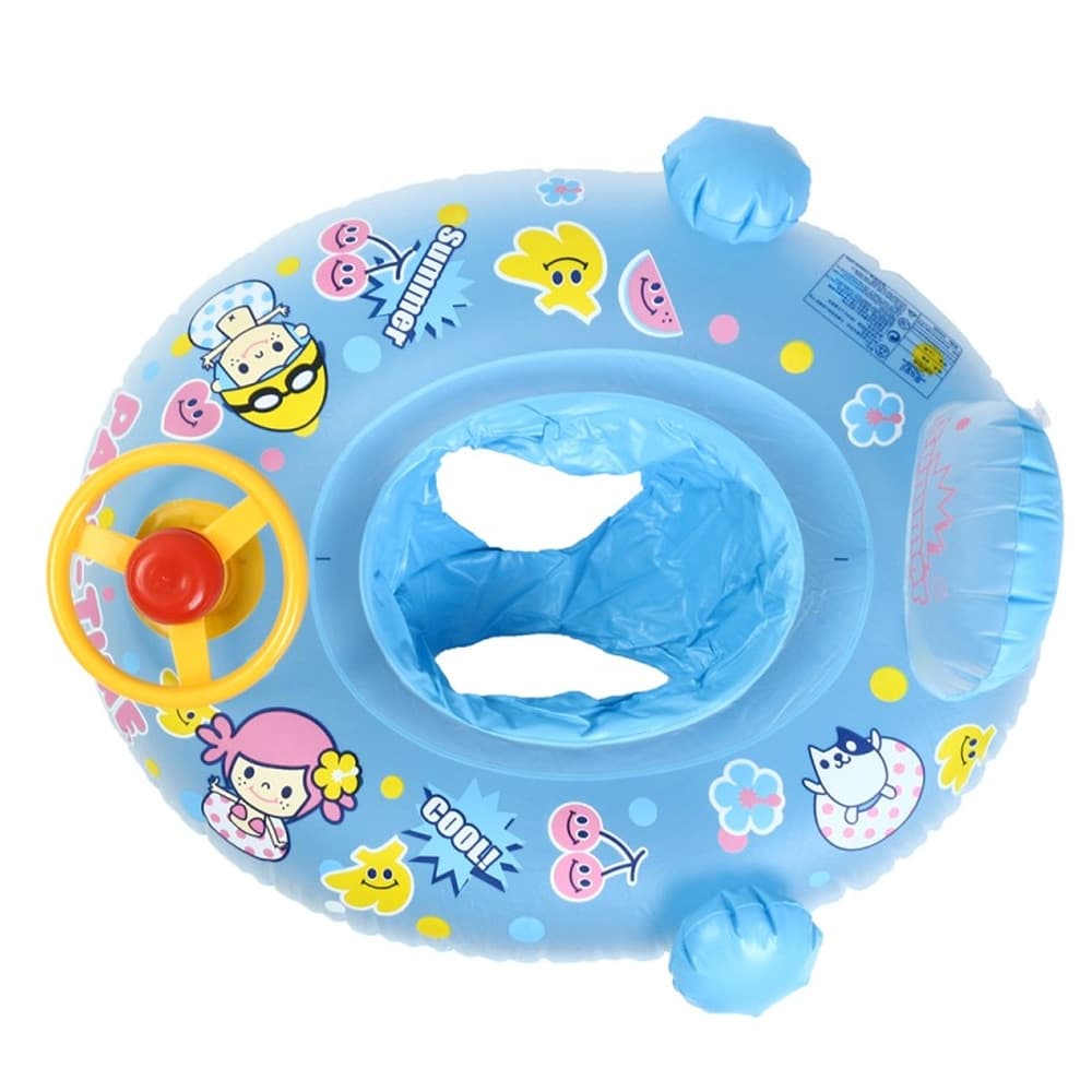 Colac baie gonflabil, cu protectie solara — miniatură