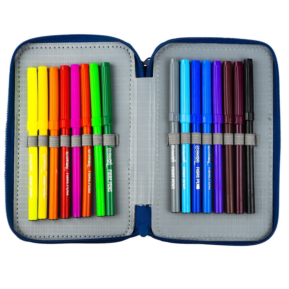 Penar echipat, 3 fermoare, 39 piese, SKY LINE - S-COOL — miniatură