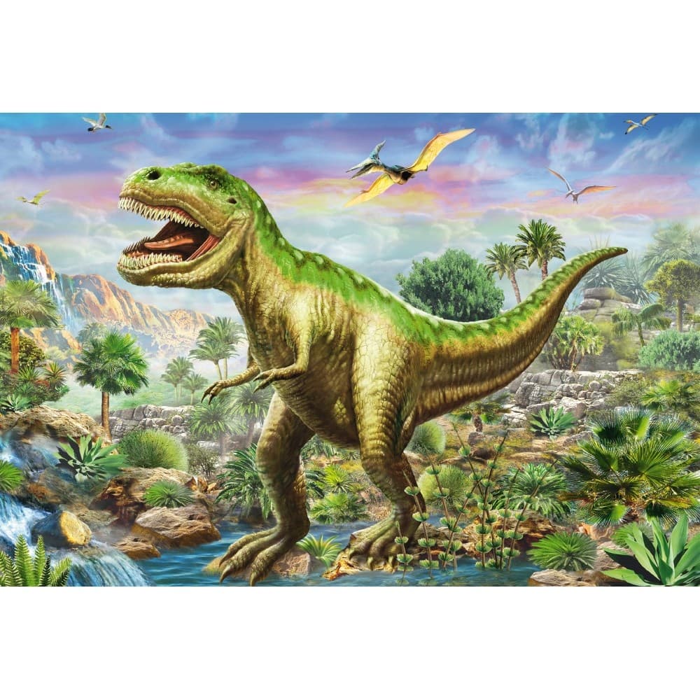 Puzzle Schmidt, Aventurile dinozaurilor, 3x48 piese — miniatură