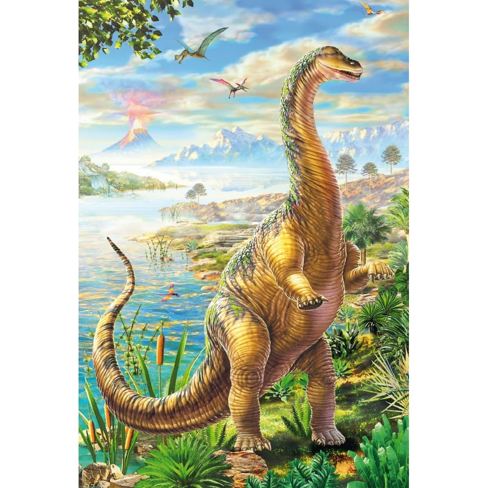 Puzzle Schmidt, Aventurile dinozaurilor, 3x48 piese — miniatură