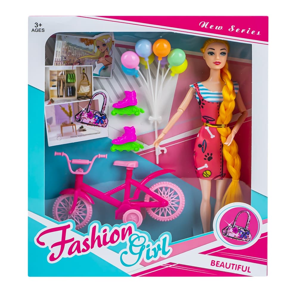Papusa cu articole sportive — miniatură
