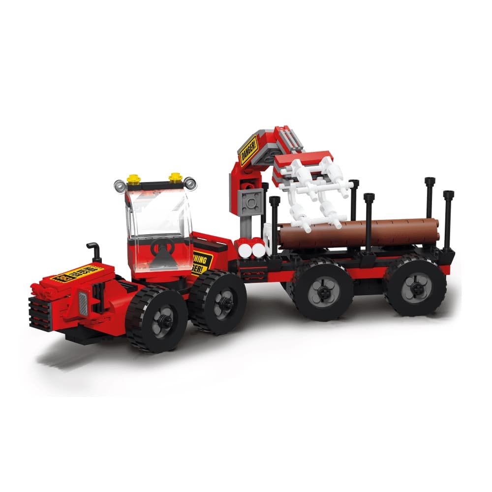 Blocki My Farm, Camion forestier, 241 piese — miniatură