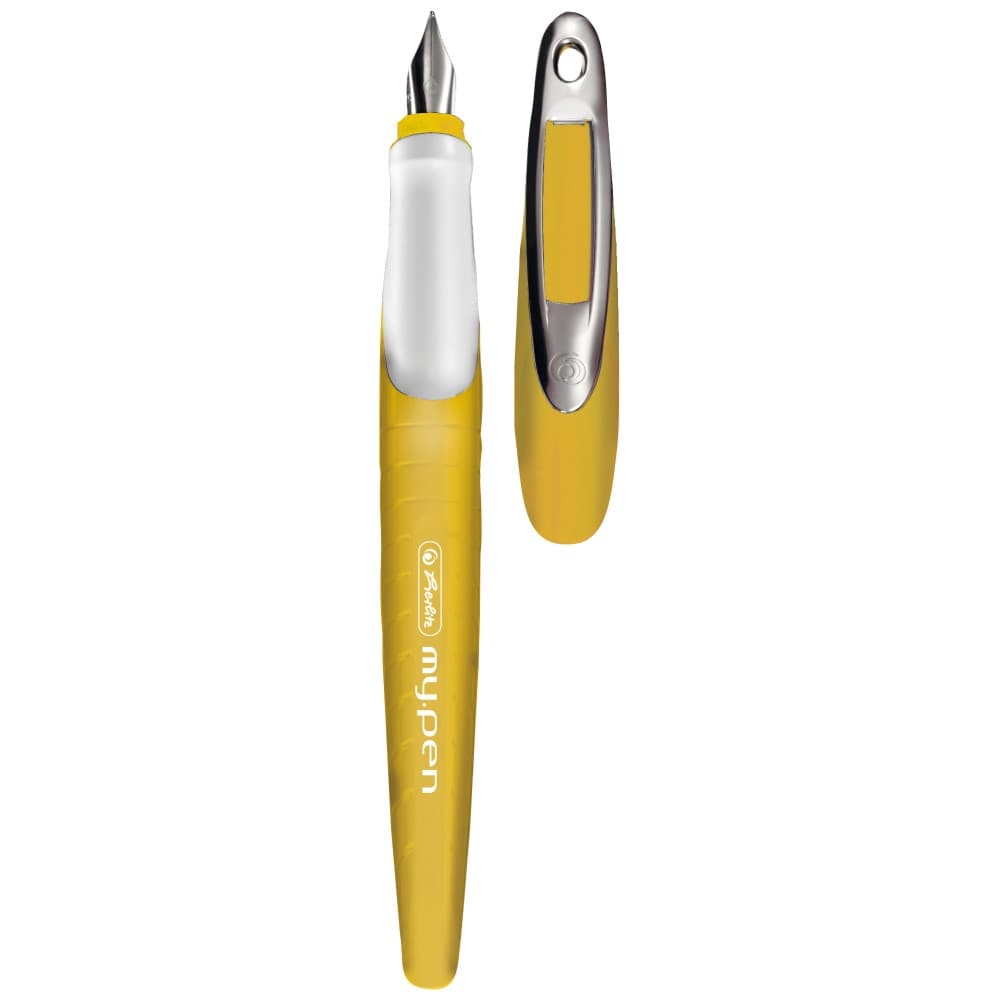 Stilou My.Pen penita L galben mustar/alb - blister — miniatură