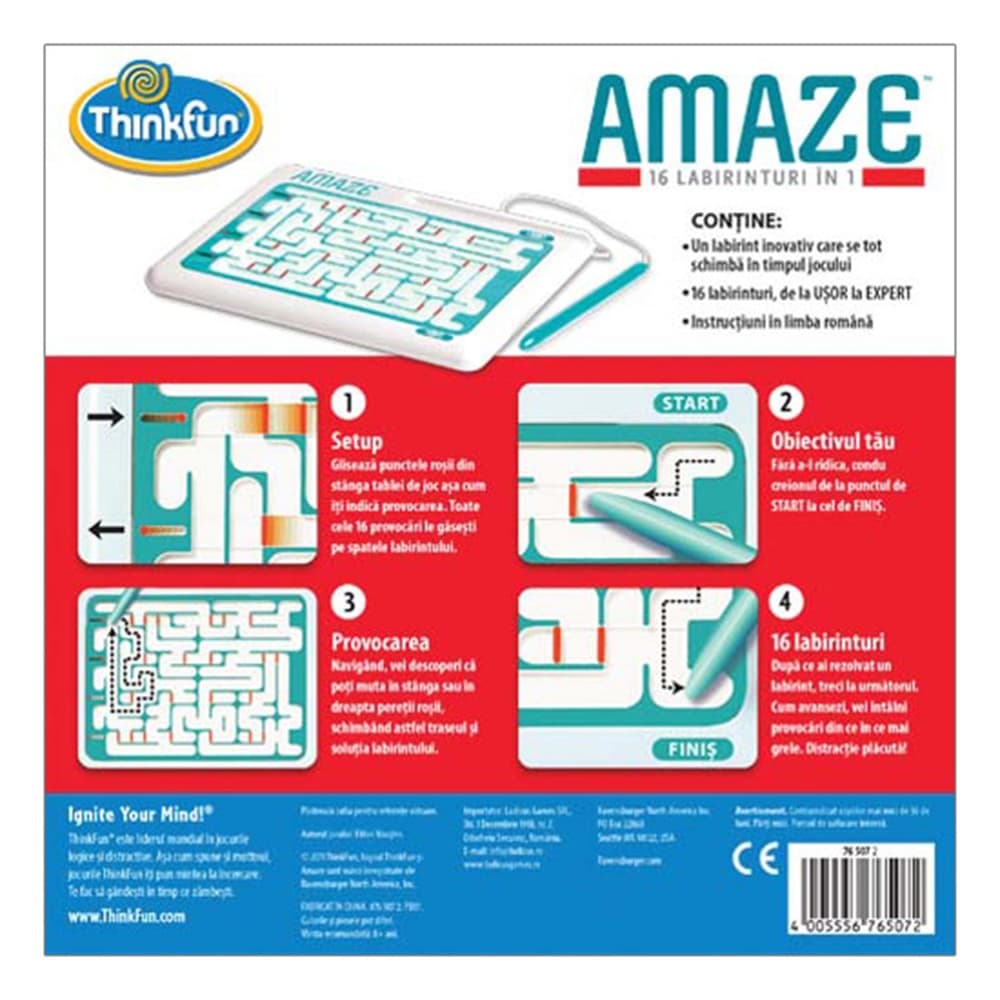 Thinkfun - Amaze, labirintul variabil — miniatură