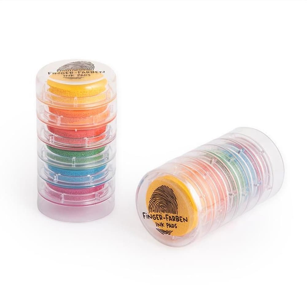 Set stampile pentru amprente, 6 culori - TRENDHAUS — miniatură
