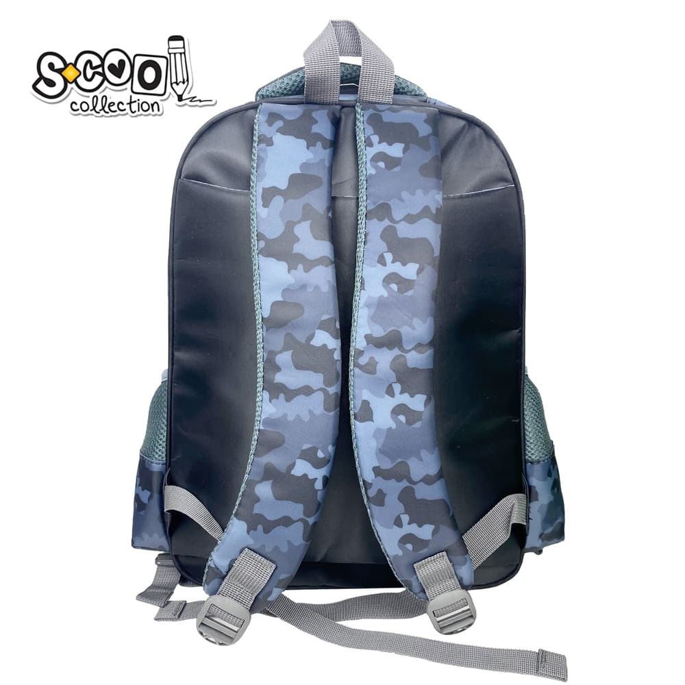 Ghiozdan 3D cu led AIR FORCE, 40x32x19.5 cm - S-COOL — miniatură
