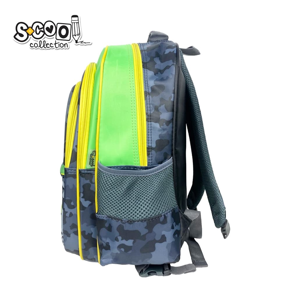 Ghiozdan 3D cu led AIR FORCE, 40x32x19.5 cm - S-COOL — miniatură