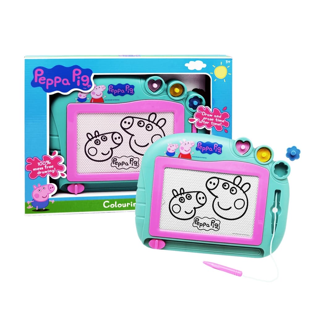 Tablita magica + stampile, Peppa Pig - Toi-Toys