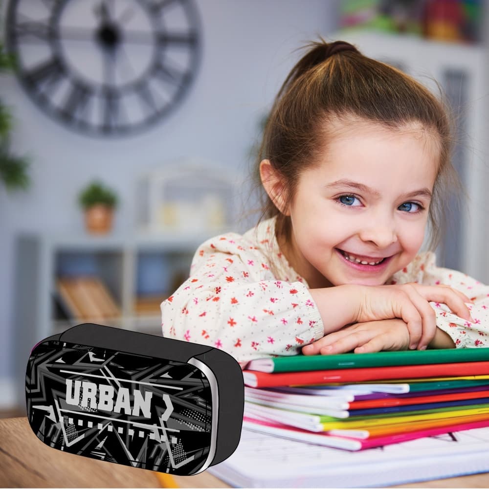 Penar borseta URBAN BLACK LINES, 20,5x9x4,5 cm - S-COOL — miniatură