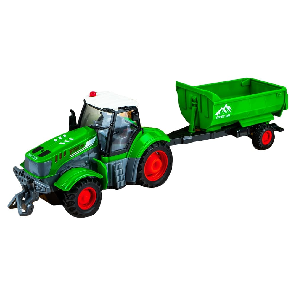 Tractor RC, cu remorca — miniatură