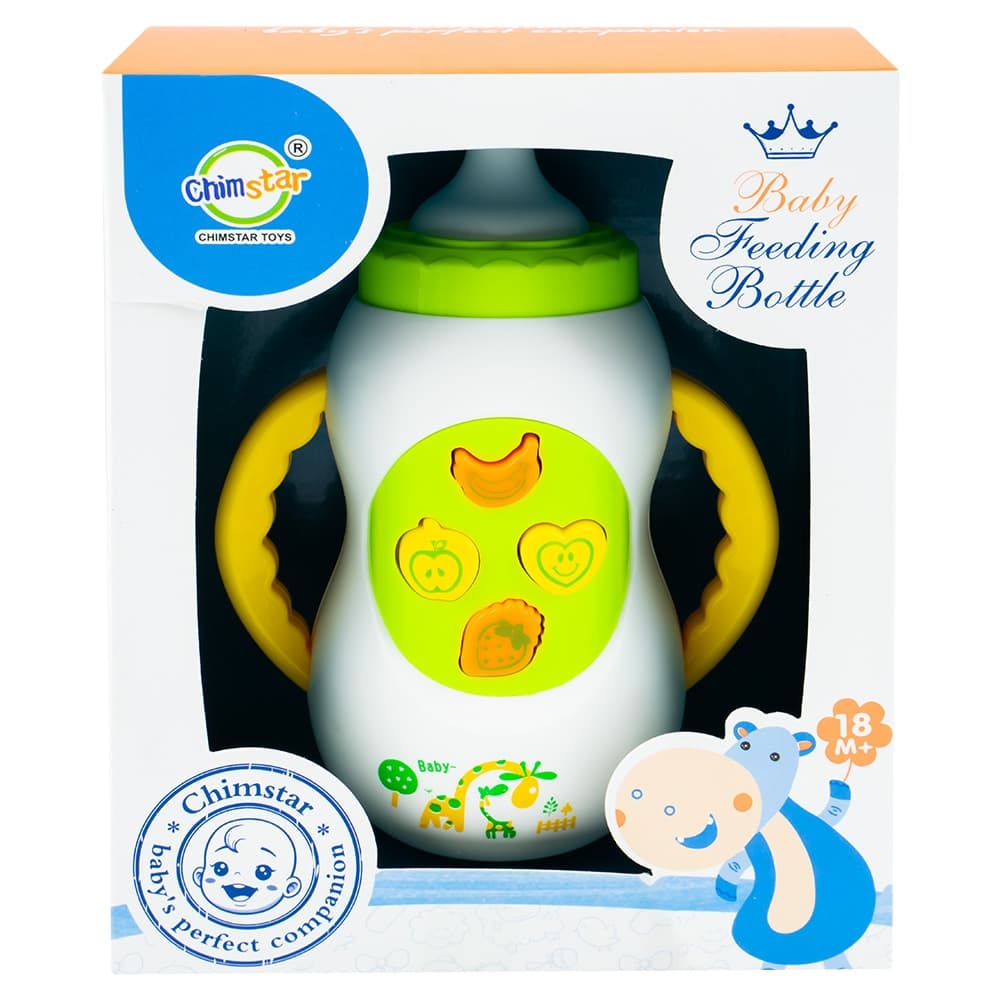 Biberon cu lumina si sunete, pentru bebelusi — miniatură