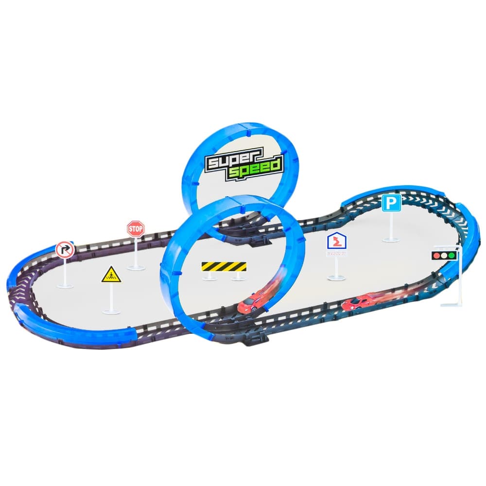 Pista cu bucla 360° + masinuta — miniatură