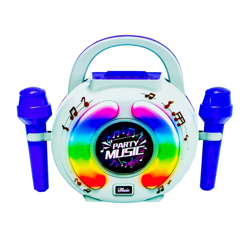 Set karaoke cu doua microfoane — miniatură